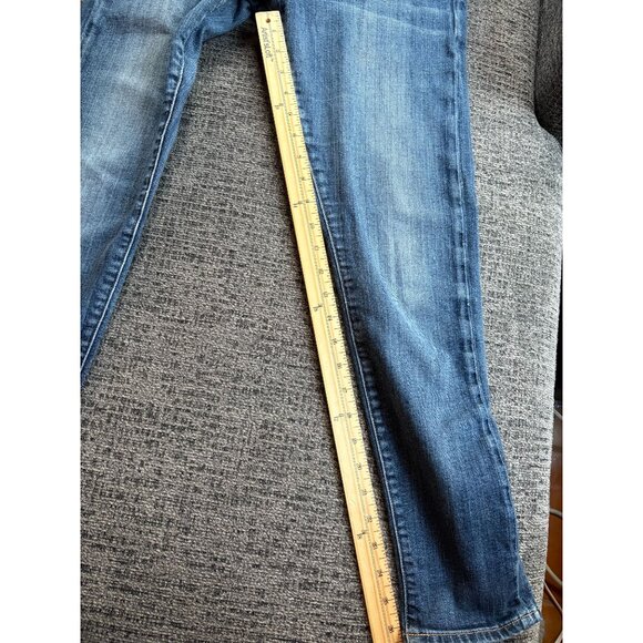 Lucky Brand Sienna Cigarette Jeans Womens Size 26 Blue Denim Stretch Mid-Rise Sl - Picture 4 of 11